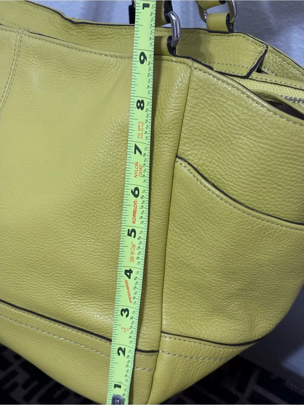 Coach Leather Tote with Dual Straps